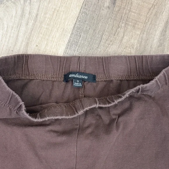 Brown Ambiance Everyday Flared leggings yoga Pants size Small - Picture 3 of 6